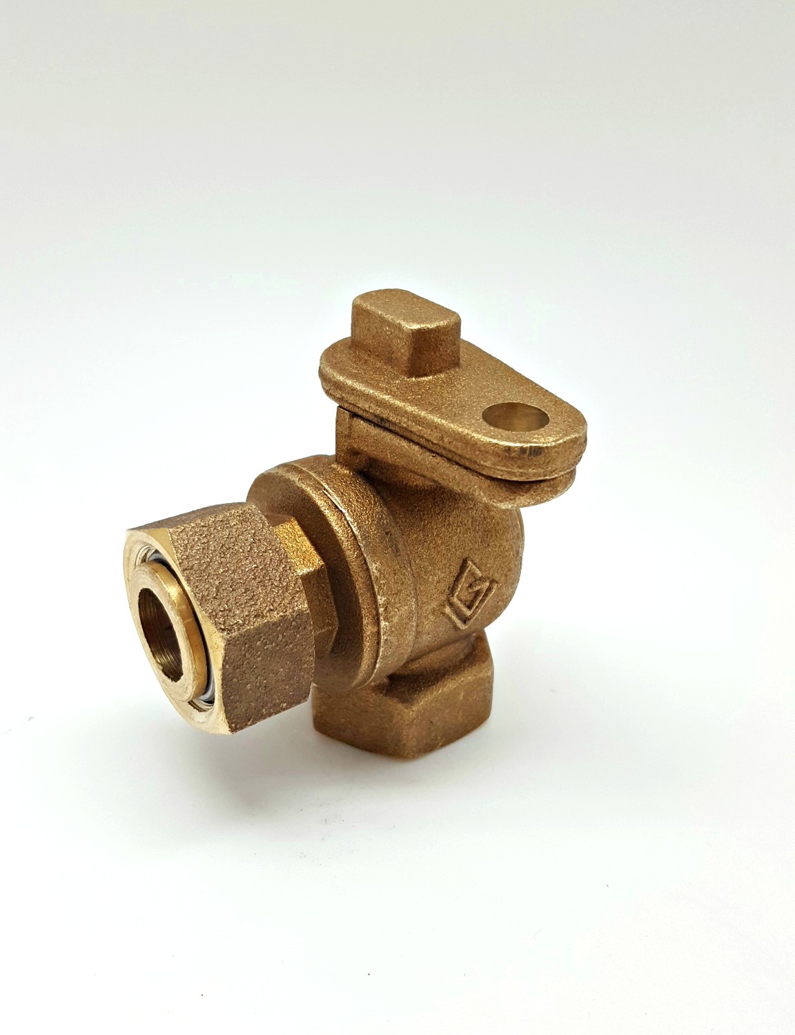 Brass Angle Meter Valve 34 Luzon Foundry Inc